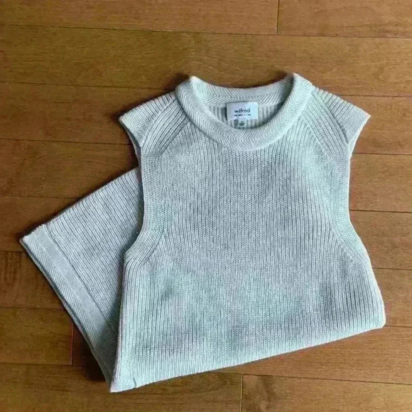 Wilfred |  Aritzia Palmier tunic sweater cream size XS - Picture 3 of 4